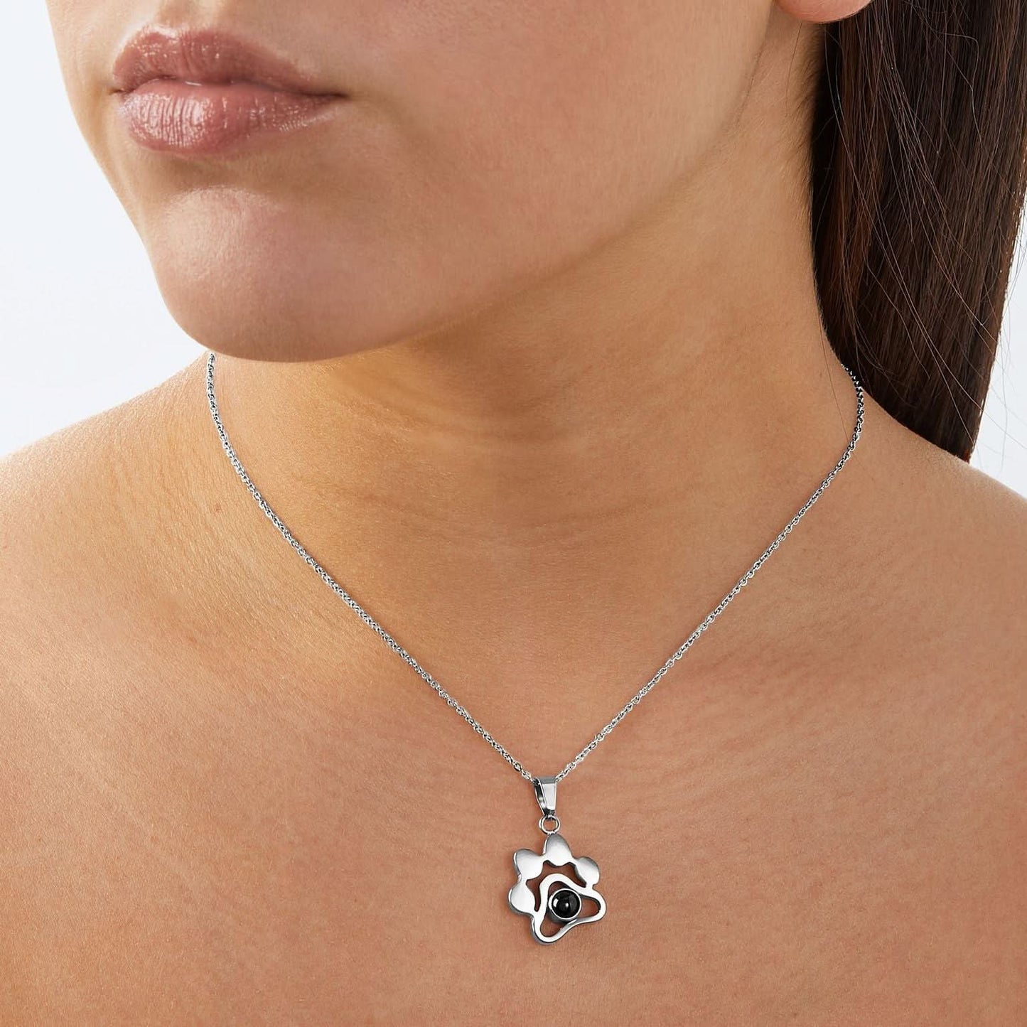 Collier photo personnalisé pour animaux de compagnie