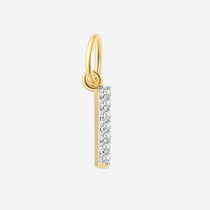 Charm iniziale con diamante PJULAN