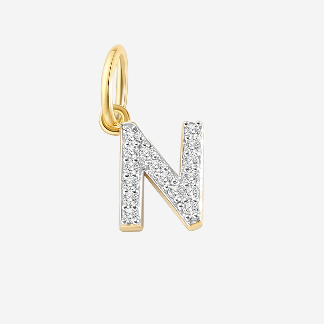 Charm iniziale con diamante PJULAN