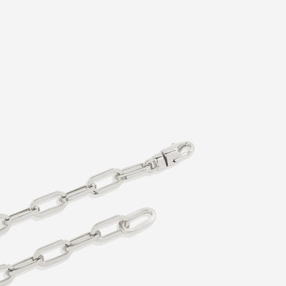 Bracciale a catena tipo paperclip a maglie aperte