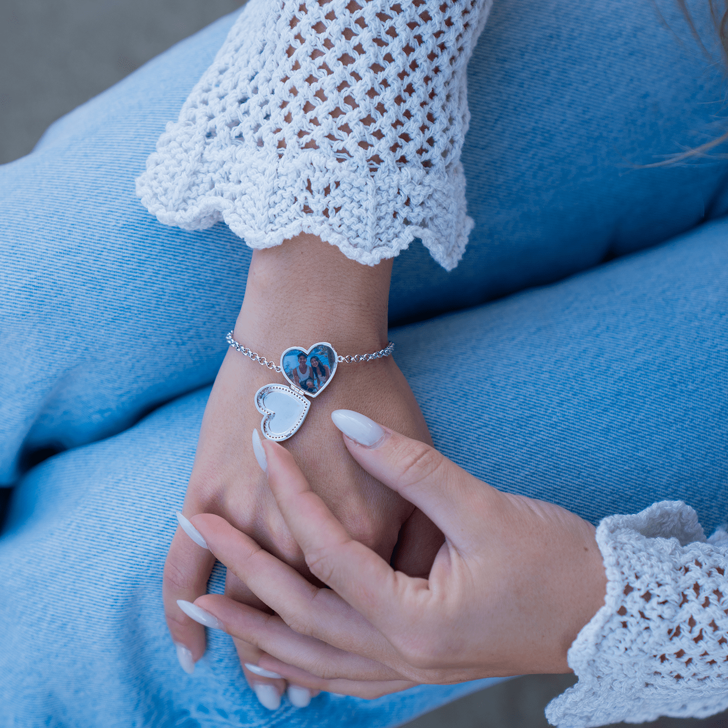 Bracelet Médaillon Cœur Personnalisé