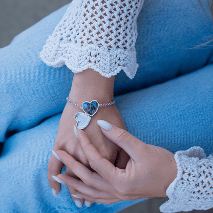 Bracelet Médaillon Cœur Personnalisé