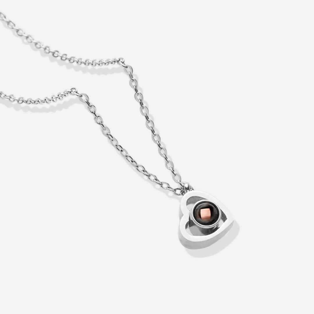 Collier Photo Coeur Personnalisé