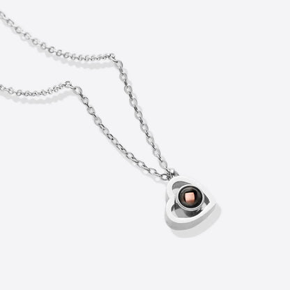 Collier Photo Coeur Personnalisé