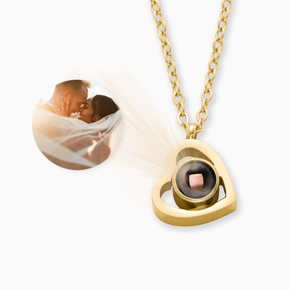Collier Photo Coeur Personnalisé