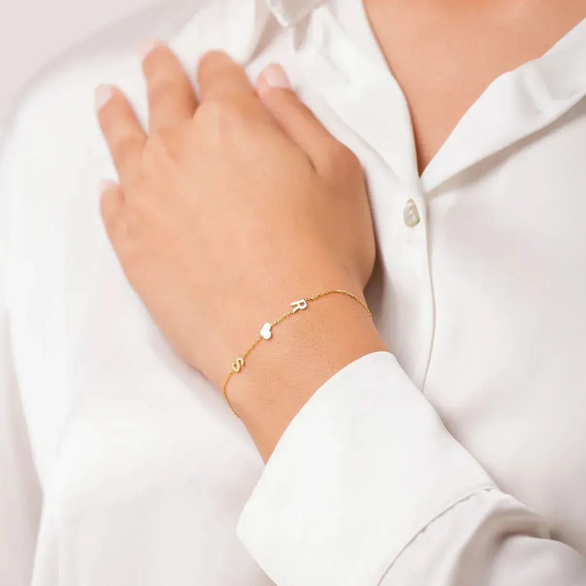 Bracelet Lettre Personnalisé - PJULAN