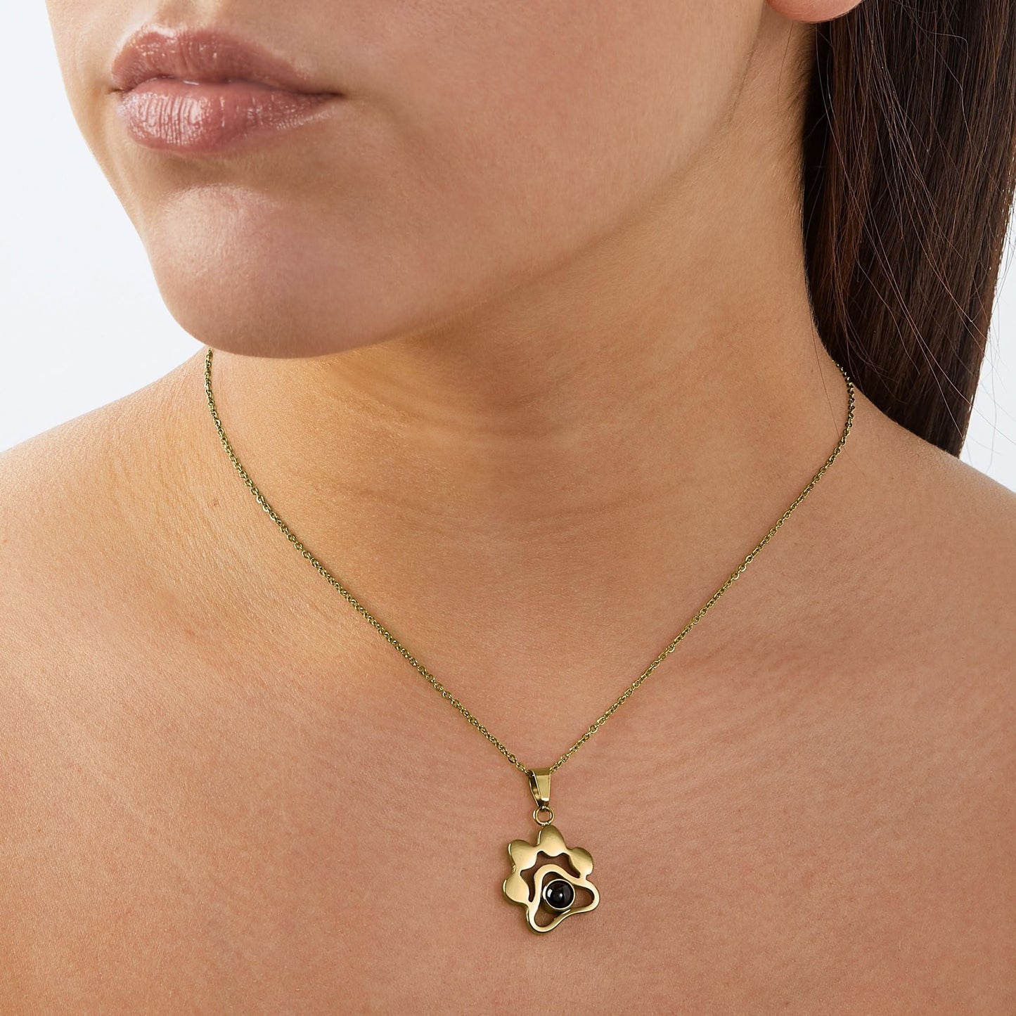 Collier photo personnalisé pour animaux de compagnie
