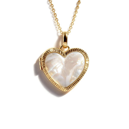 Collier Médaillon Personnalisé en Nacre