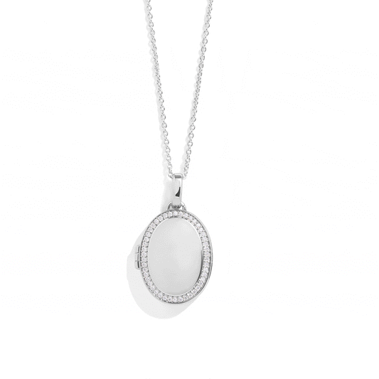 Collier Médaillon Ovale Personnalisé