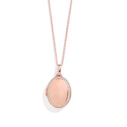 Collier Médaillon Ovale Personnalisé