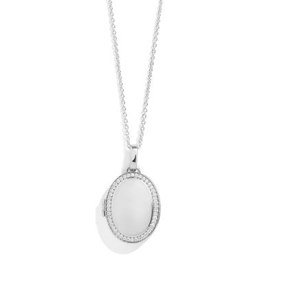 Collier Médaillon Ovale Personnalisé