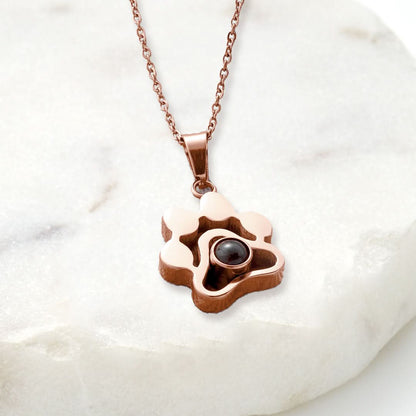 Collier photo personnalisé pour animaux de compagnie
