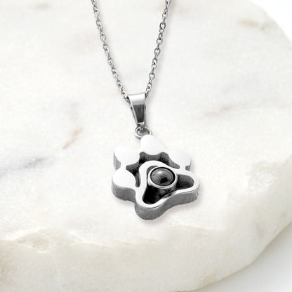 Collier photo personnalisé pour animaux de compagnie