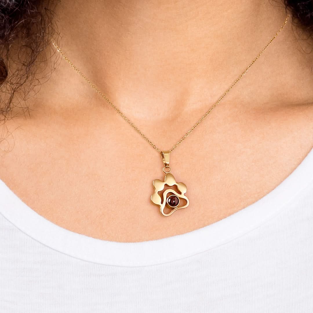 Collier photo personnalisé pour animaux de compagnie