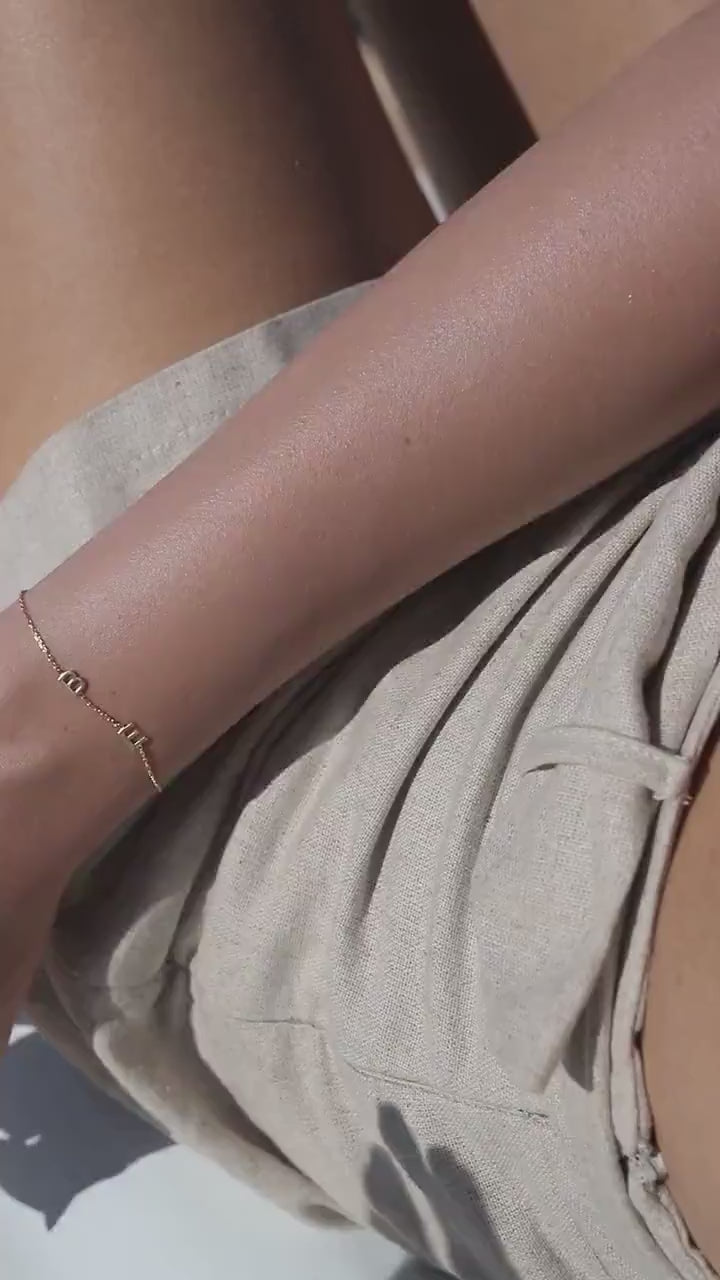 Bracelet Lettre Personnalisé - PJULAN