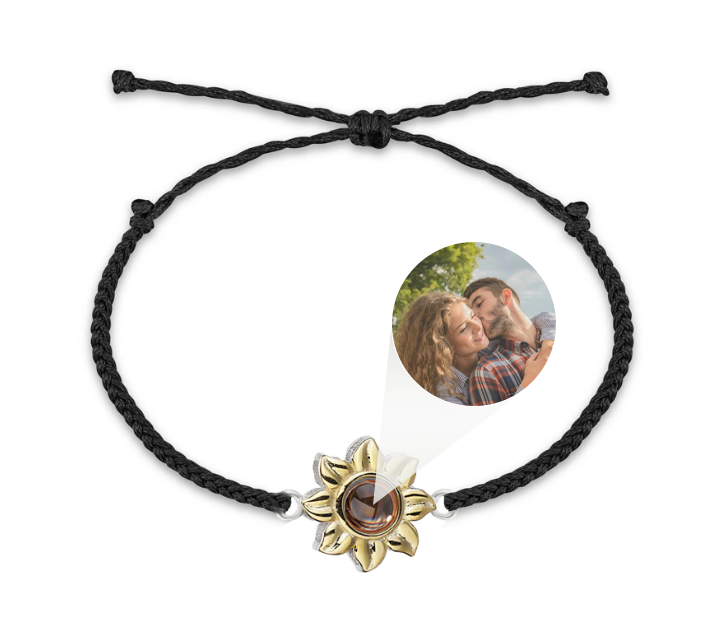 Bracelet photo tournesol