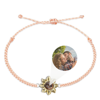 Bracelet photo tournesol