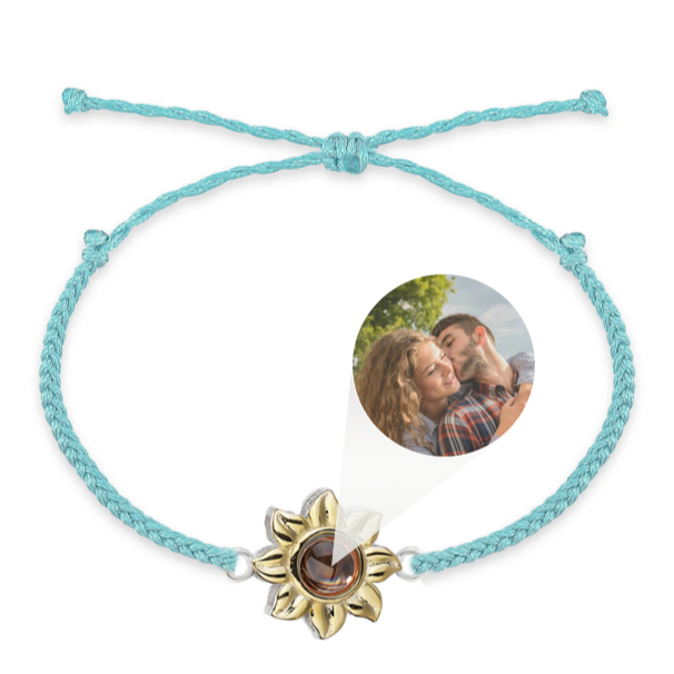 Bracelet photo tournesol