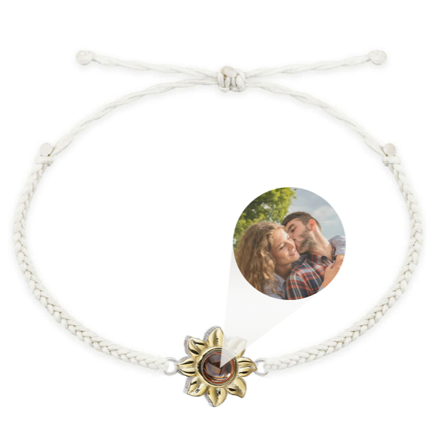 Bracelet photo tournesol