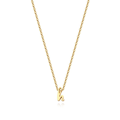 Collier avec initiale minuscule