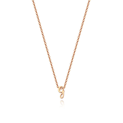 Collier avec initiale minuscule